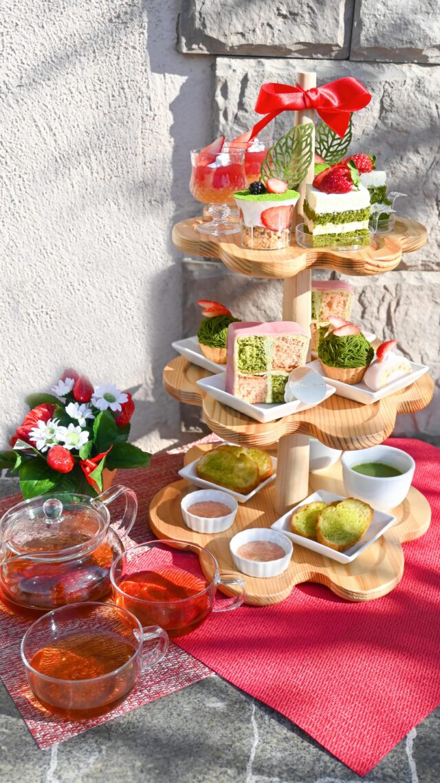 【コラボアフタヌーンティー】
雅正庵×菓子屋ミラベル
～抹茶と苺が出会った～

1/5(月)から、焼津市の菓子屋ミラベルとの
コラボアフタヌーンティーが登場中🐰✨
旬の紅ほっぺと抹茶を使用した、華やかなスイーツをお届けします。

主役はもちろん、ミラベルの「ダミエ」
抹茶と苺のスポンジをほろ苦い抹茶クリームで挟み、
パリッと食感の苺チョコレートで包んだケーキ。
今コラボでしか味わえない“限定ダミエ”です🍃🍓

୨୧－－－－－－－－－－－－－୨୧

『アフタヌーンティー ストロベリー』
1組 3,600円（税込）
※2名様分の価格表示です

🍓１段目
・木苺とミラベルのジュレ
・抹茶ティラミス
・苺のカップケーキ

🍓２段目
・抹茶＆苺のダミエ
・季節の鞠福 苺タルト
・抹茶＆苺のモンブランタルト

🍓３段目
・抹茶ガーリックトースト
・明太マヨネーズソース
・抹茶ポタージュ

🍓お飲み物
・和紅茶

୨୧－－－－－－－－－－－－－୨୧

📍菓子屋ミラベル(@mirabelle.co.jp)
1979年創業。焼津市に根ざすパティスリー。
創業当時の味を大切に守りつつも、時代に合った美味しさへの追求を続けています。
看板商品は、市松模様のケーキ「ダミエ」。
創業から変わらない味わいで、スポンジとバタークリームの絶妙なバランスが人気です。

୨୧－－－－－－－－－－－－－୨୧

雅正庵×菓子屋ミラベル
～抹茶と苺が出会った～

開催期間：1/5(月)～3/31(火)
※メニューは無くなり次第、早期終了となる場合がございます

提供店舗：
・千代田本店　　TEL：054-267-3008　
・焼津西小川店　TEL：054-620-7800

୨୧－－－－－－－－－－－－－୨୧

【下記お時間にてご予約を承っております】
①１１：００～１２：３０までのお時間
②１３：００～１４：３０までのお時間
③１５：００～１６：３０までのお時間
※各3組様限定

【ご予約方法】
・ご利用希望店舗にて店頭予約 又は 電話予約
⚠ご希望日時のご予約が埋まっている場合がございます。
⚠メニューは予告なく変更する場合がございます。

୨୧－－－－－－－－－－－－－୨୧

#雅正庵
#抹茶スイーツ
#アフタヌーンティー
#静岡アフタヌーンティー
#静岡カフェ