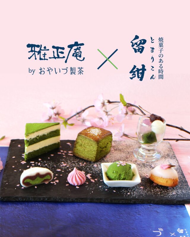 【雅正庵×留紺】
～抹茶と焼菓子のある時間～

3/7(土)から始まる、 
留紺(@tomari_kon_111)との
期間限定コラボメニューをご紹介🌸✨

❀－－－－－－－－－－－－－❀

『留紺スコーンのスイーツプレート』￥1,300
留紺の看板商品「濃い抹茶スコーン」をはじめ、
雅正庵4種＋留紺3種の限定スイーツがぎゅっと詰まった、桜香るプレートです✨

・濃い抹茶スコーン
雅正庵の抹茶を使用した“抹茶一本勝負”のスコーン。
外はさくっ、中はふんわり。
ひと口ごとに抹茶の香りと旨味が広がります🍵

・桜香る木苺メレンゲ
きゅんと甘酸っぱい木苺のあとに、ふわっと桜が香る春らしいひと品🌸

・一花ケーキ
桜入りグレーズをまとったバニラパウンド。
塩漬け桜の甘酸っぱさがアクセントになった、やさしい味わいです。

❀－－－－－－－－－－－－－❀

📍焼菓子のある時間 留紺
(@tomari_kon_111)
2024年、清水区下野西にオープン。
日本の伝統色「留紺色」を店名に冠した焼菓子店です。
留紺色を基調とした店内には、朝焼きのスコーンをはじめ、
想いの込められた焼菓子が並びます。

❀－－－－－－－－－－－－－❀

雅正庵×留紺
～抹茶と焼菓子のある時間～

開催期間：3/7(土)～4/26(日)
※メニューは無くなり次第、早期終了となる場合がございます

提供店舗：
・千代田本店　　TEL：054-267-3008
・焼津西小川店　TEL：054-620-7800

❀－－－－－－－－－－－－－❀
#雅正庵
#留紺
#抹茶と焼菓子のある時間
#コラボメニュー
#静岡カフェ
#焼津カフェ
#抹茶スイーツ
#焼菓子
#スコーン
#春スイーツ
#期間限定